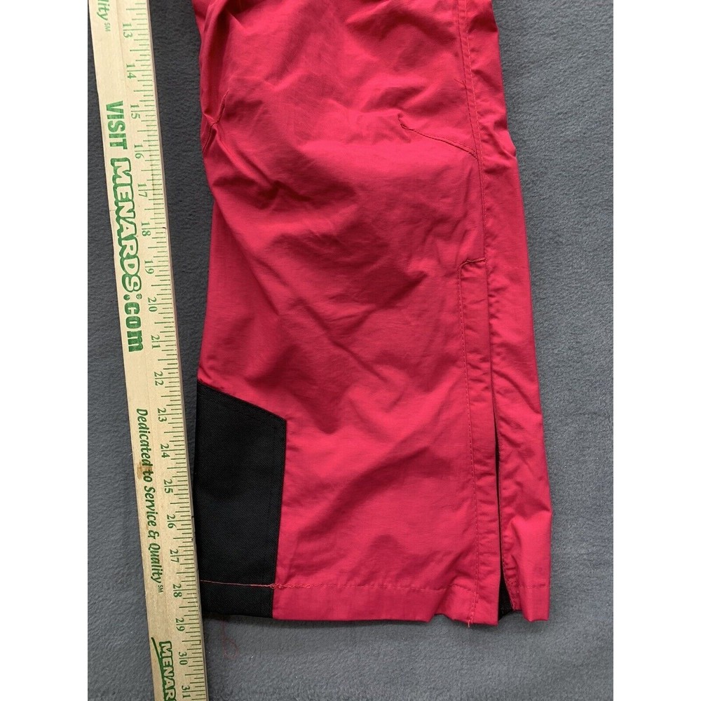 Slalom Womens Insulated Cargo Snow Pants Bright Rose Pink Medium Water Resistant - Picture 5 of 16